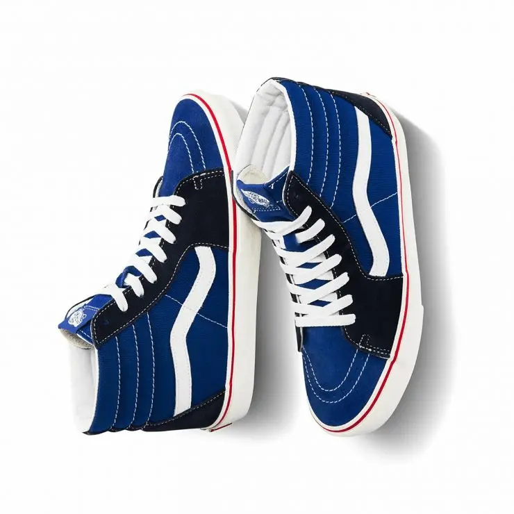 Giày Vans Sk8-Hi 'Blue Black' VN0A4U3C2ND - Ảnh 4