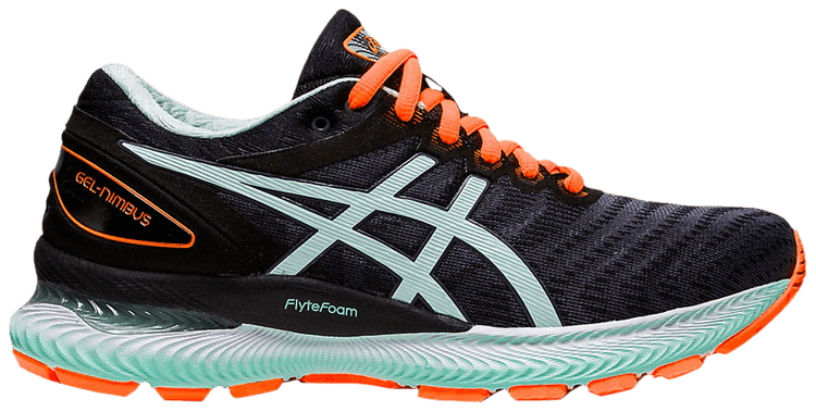 Giày ASICS Wmns Gel Nimbus 22 'Black Bio Mint' 1012A587-003