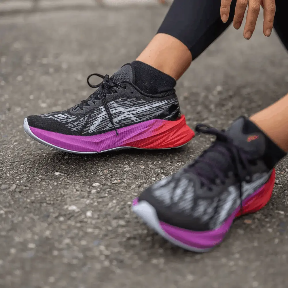 Giày Asics Novablast 3 'Black Soft Sky' 1012B288-002 - Ảnh 3