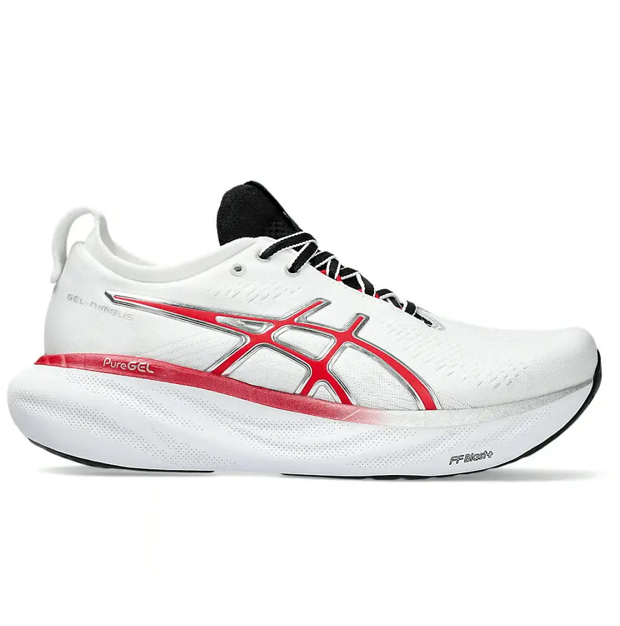 Giày Asics Gel-Nimbus 25 'White Red' 1012B563-100