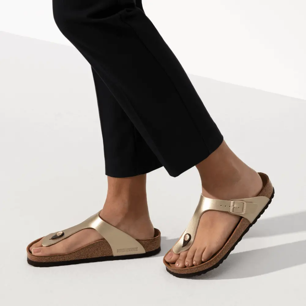 Dép Birkenstock Gizeh Birko Flor 'Gold' 1016108 - Ảnh 6