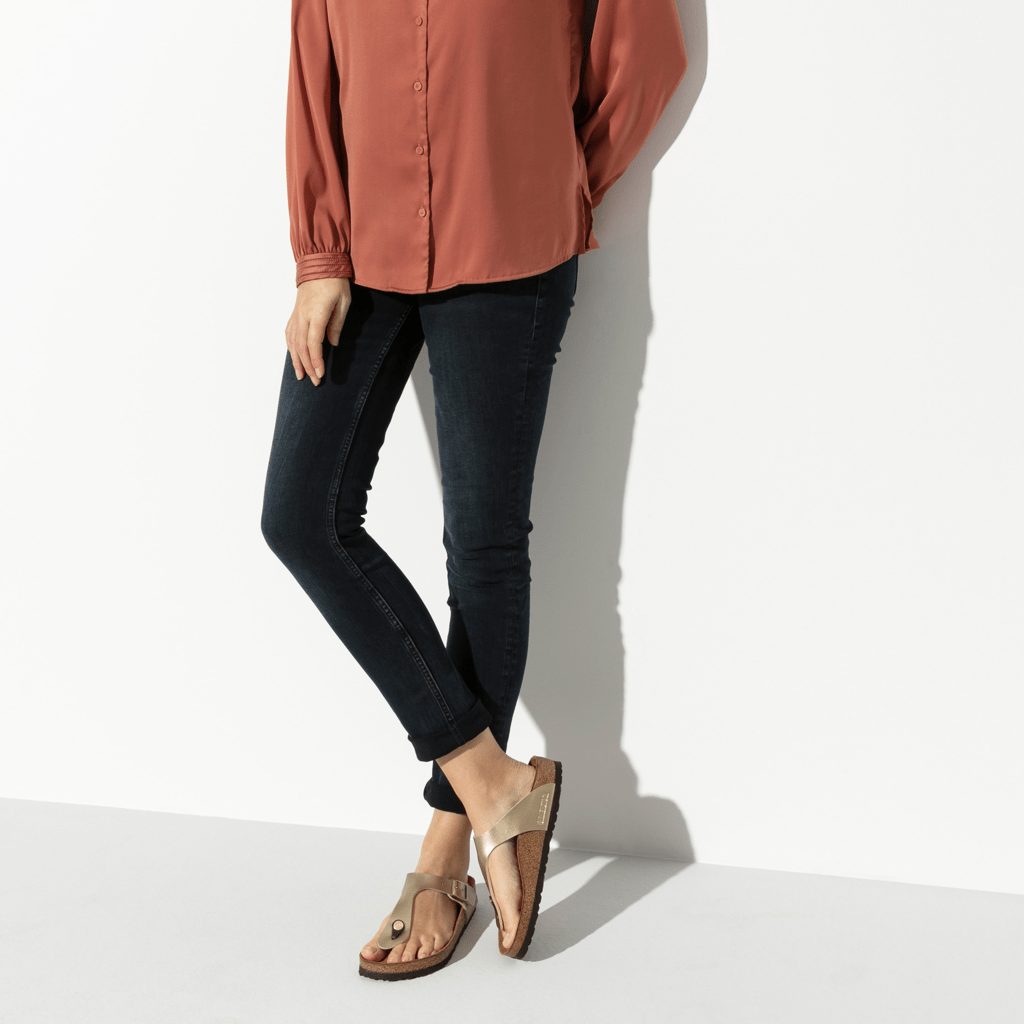 Dép Birkenstock Gizeh Birko Flor 'Gold' 1016108 - Ảnh 5