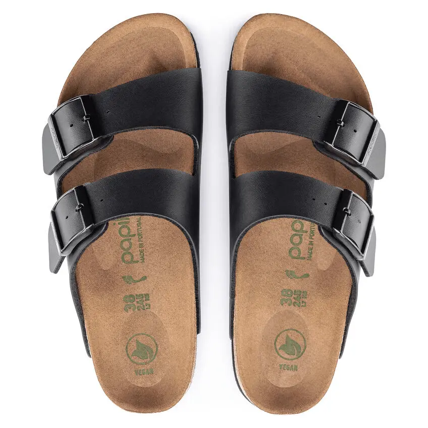 Dép Birkenstock Arizona Platform Vegan 'Black' 1018520 - Ảnh 7