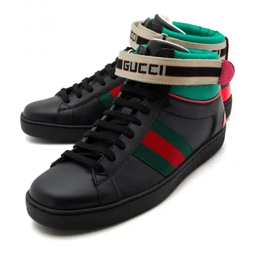 Alternative view of Giày Gucci Stripe Ace High Top 523472-0FIW0-1079
