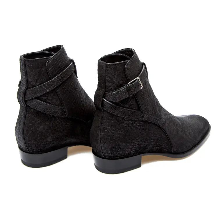 Giày Saint Laurent Low Boot Wyatt 30 'Black' 630482-1YO00-1000 - Ảnh 5