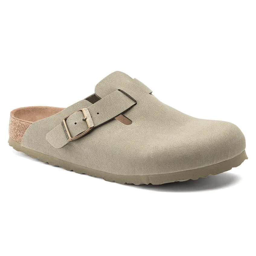 Dép Birkenstock Boston Vegan 'Khaki' 1020541 - Ảnh 4