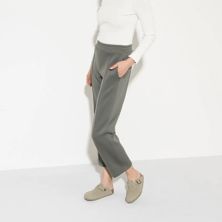 Alternative view of Dép Birkenstock Boston Vegan 'Khaki' 1020541