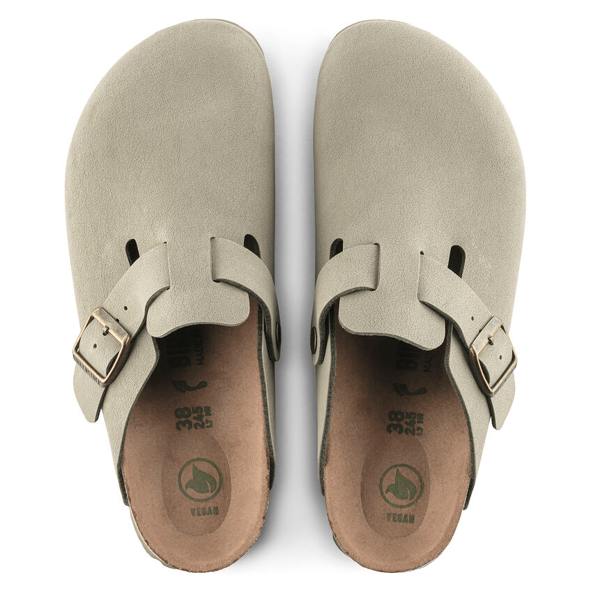 Dép Birkenstock Boston Vegan 'Khaki' 1020541 - Ảnh 6