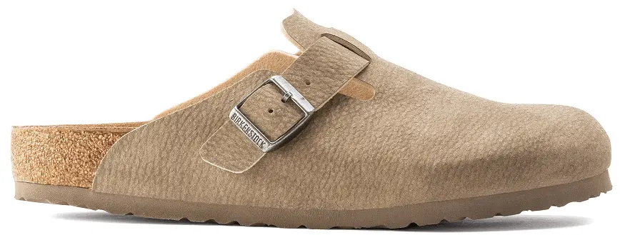Dép Birkenstock Boston Vegan 'Gray Taupe Desert Dust' 1023196