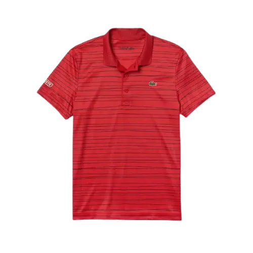 Áo Lacoste Polo Tennis Pique Red Navy 457 DH8481-00-457