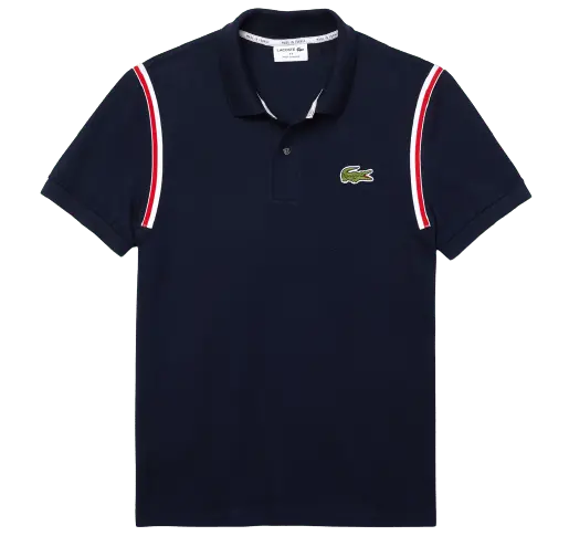 Áo Lacoste Men's Made In France Regular Fit Organic Cotton Polo Shirt
