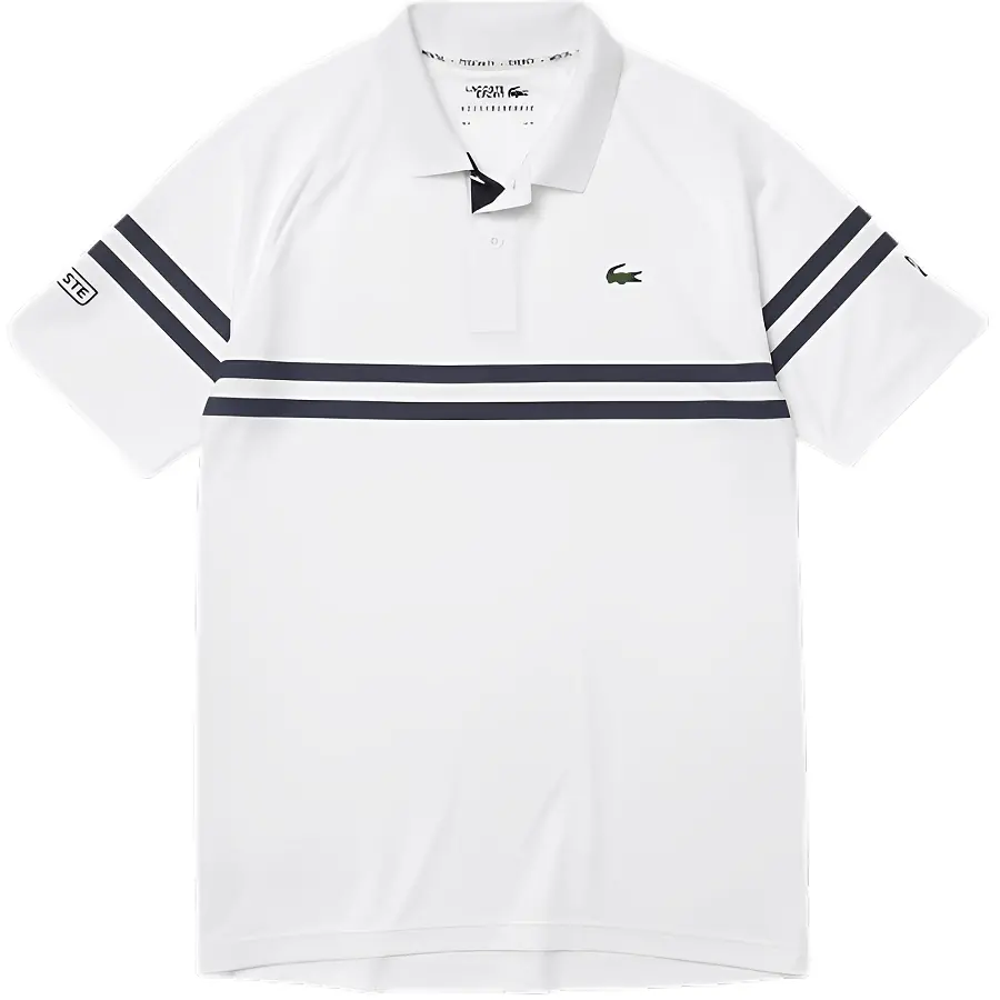 Áo Lacoste Novak Djokovic Ultra Light Striped Polo DH9685-522