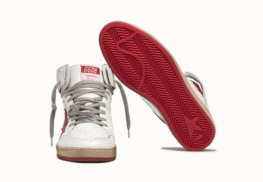 Giày Golden Goose Sky Star High 'White Red' GMF00230-F002190-10350 - Ảnh 4