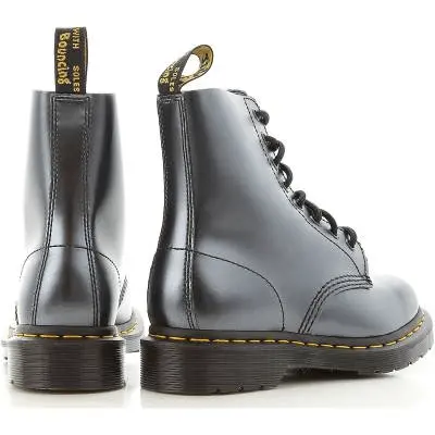 Giày Dr.Martens 1460 Pascal Chroma Metallic Leather 'Silver' 26233040 - Ảnh 5