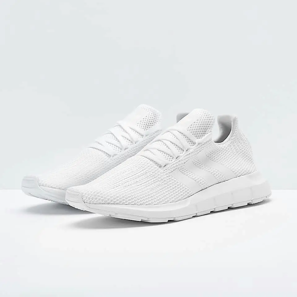 Giày Adidas Swift Run 'Triple White' B37725 - Ảnh 12