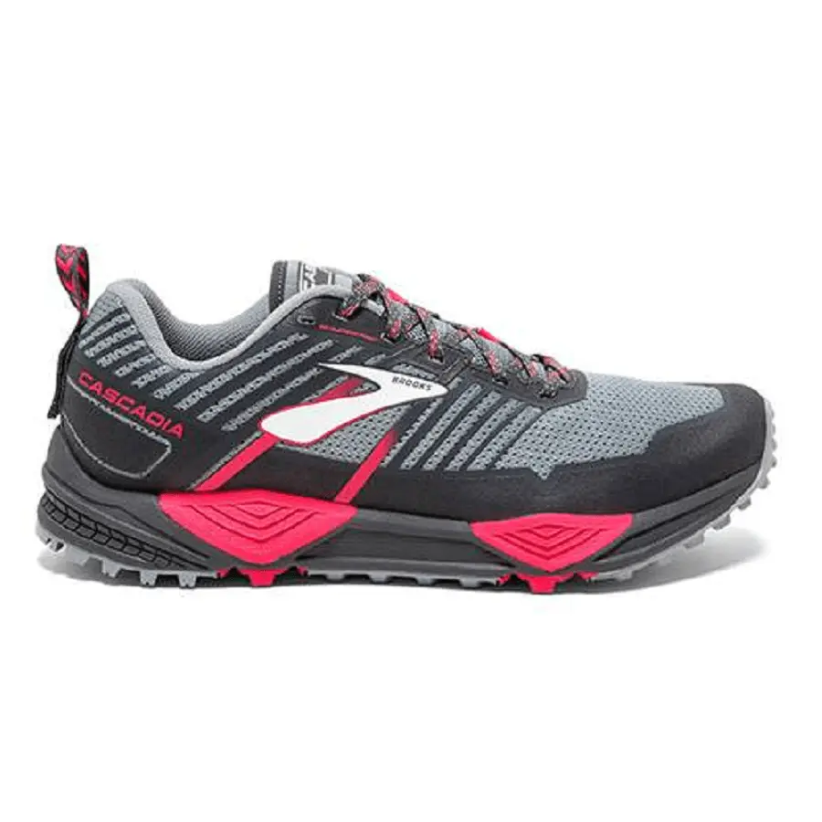 Giày Brooks Cascadia 13 Grey Pink 1202741B-091
