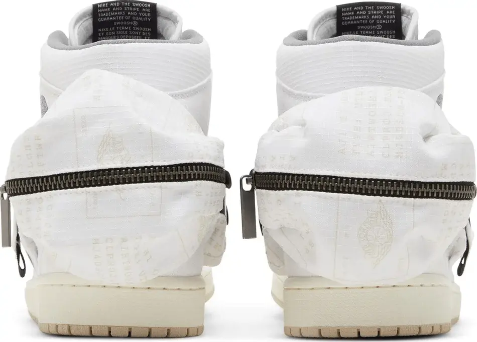 Giày Nike Air Jordan 1 Retro High Utility 'White Black' DO8727-100 - Ảnh 6