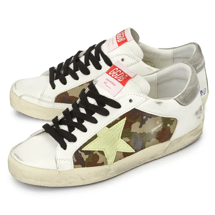 Giày Golden Goose Superstar Camouflage 'White' GMF00103-F003204-81775 - Ảnh 4