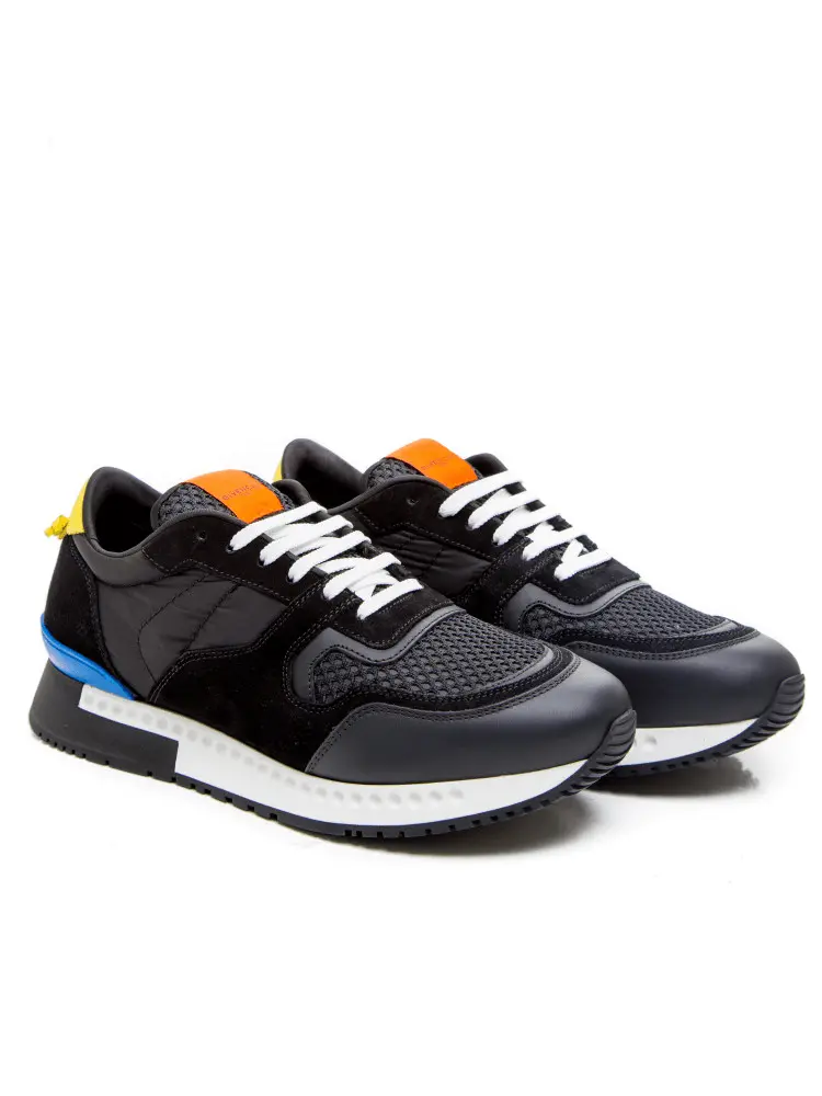 Giày Givenchy Men's Black Fabric Sneakers BM08217980-001 - Ảnh 4