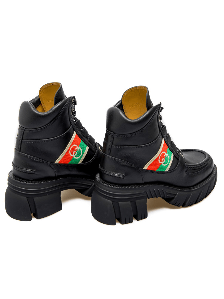 Giày Gucci Ankle Boot With Interlocking G Black 663368-DTNE0-1080 - Ảnh 5