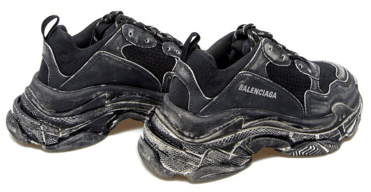 Giày Balenciaga Triple S 'Faded Black' 536737-W3CN3-1000 - Ảnh 3
