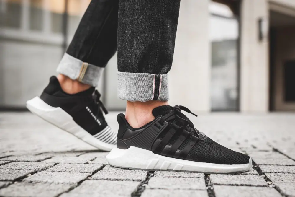 Alternative view of Giày Adidas EQT Support 93/17 'Black' BZ0585