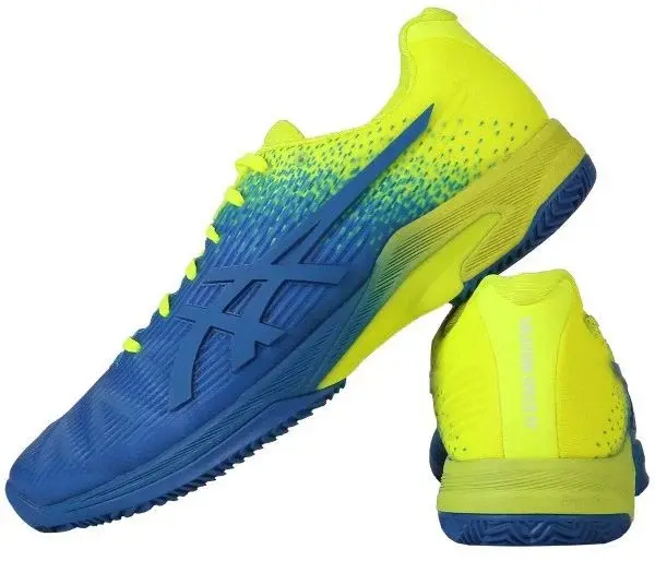 Giày Tennis Asics Solution Speed FF Limited 'Blue Yellow' 1041A028-400 - Ảnh 4