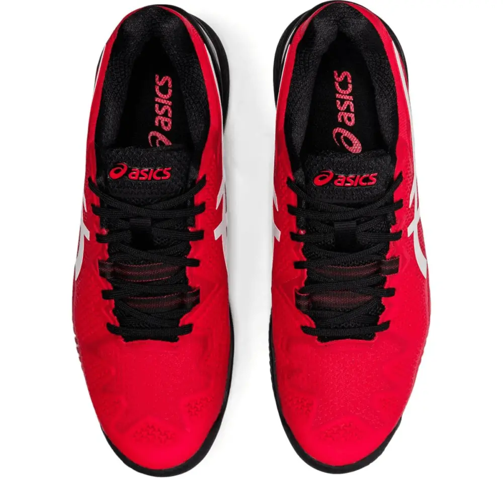 Alternative view of Giày Asics Gel-Resolution 8 Clay 'Red White' 1041A076-601