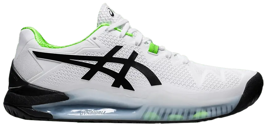 Giày Asics Gel Resolution 8 'White Green Gecko' 1041A079-105