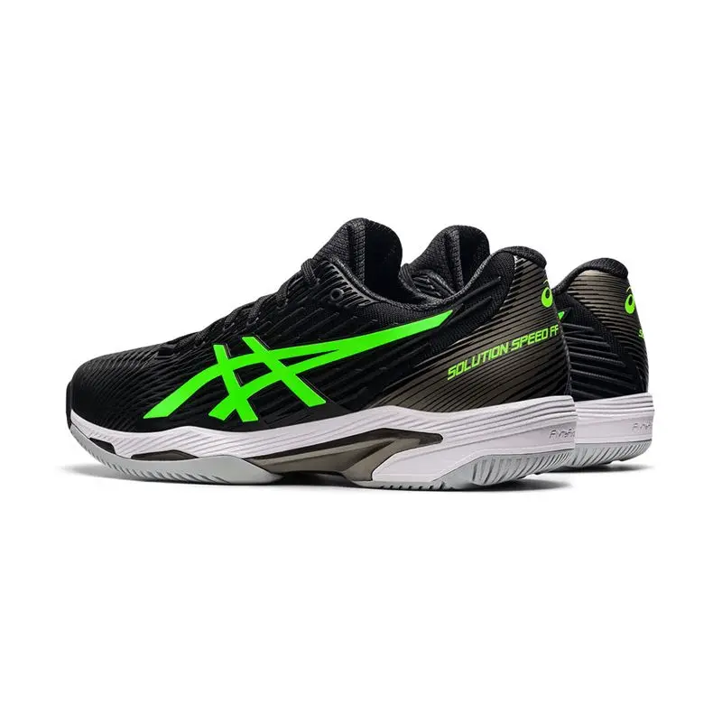 Giày Tennis Asics Solution Speed FF 2 'Black Green Gecko' 1041A182-003 - Ảnh 3