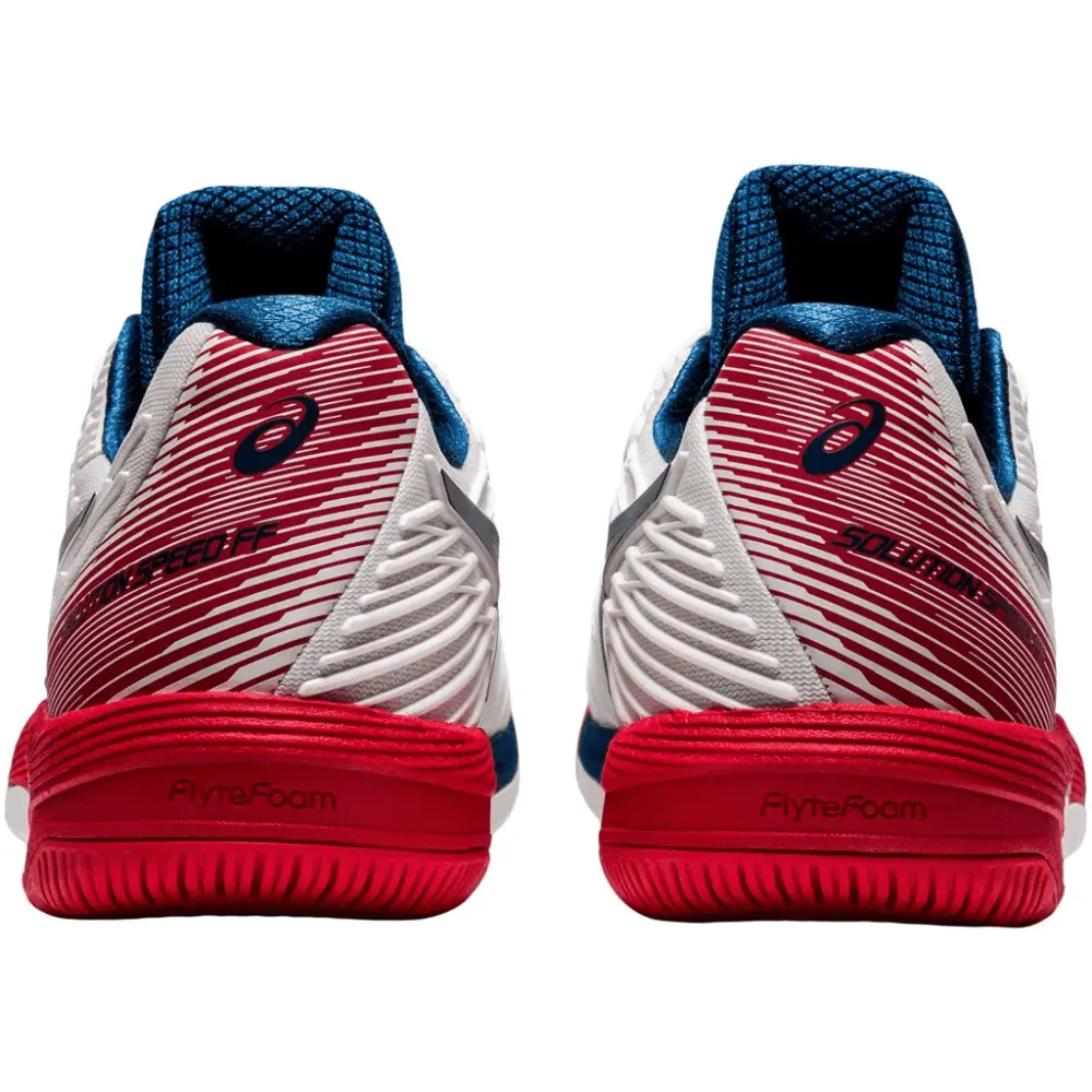 Giày Tennis Asics Solution Speed FF 2 'White Mako Blue' 1041A182-101 - Ảnh 3