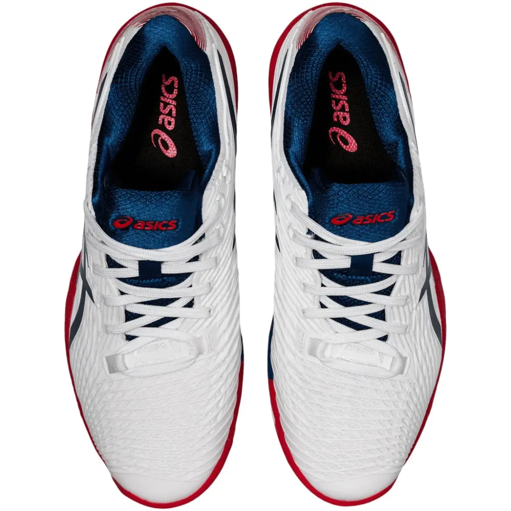 Giày Tennis Asics Solution Speed FF 2 'White Mako Blue' 1041A182-101 - Ảnh 5