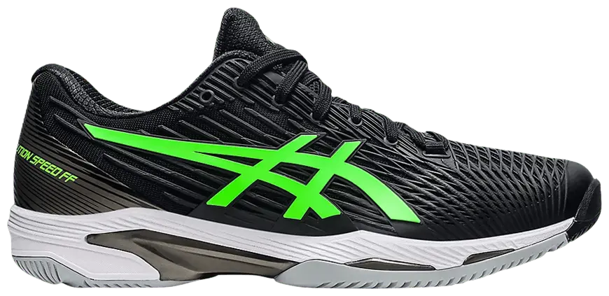 Giày Tennis Asics Solution Speed FF 2 'Black Green Gecko' 1041A182-003