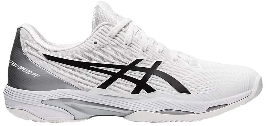 Giày Tennis Asics Solution Speed FF 2 'White Black' 1041A182-100