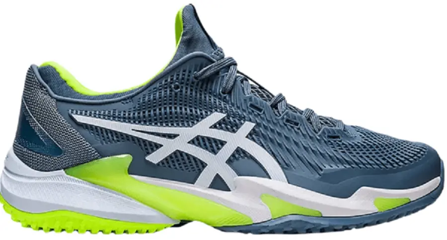 Giày Asics Court FF 3 OC 'Steel Blue Lime' 1041A369-400