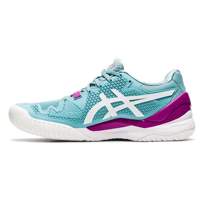 Alternative view of Giày Tennis Asics Wmns Gel Resolution 8 Wide 'Smoke Blue' 1042A097-403