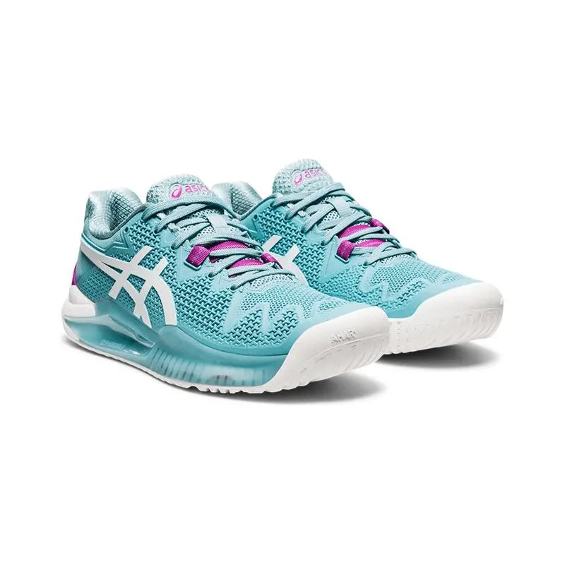 Giày Tennis Asics Wmns Gel Resolution 8 Wide 'Smoke Blue' 1042A097-403 - Ảnh 4