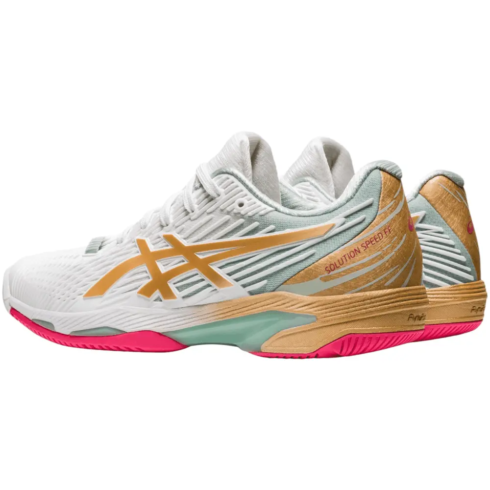 Giày Tennis Asics Wmns Solution Speed FF 2 LE 'White Champagne' 1042A142-100 - Ảnh 4