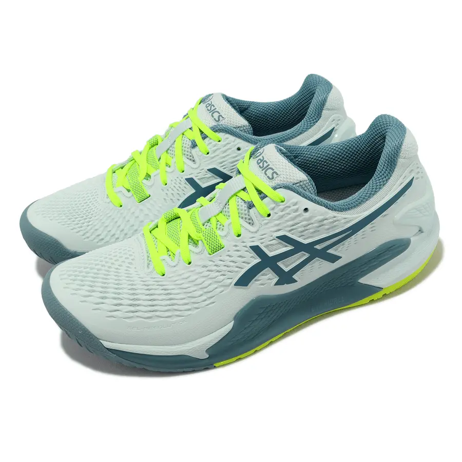 Alternative view of Giày Asics Gel-Resolution 9 'Blue Yellow' 1042A226-400
