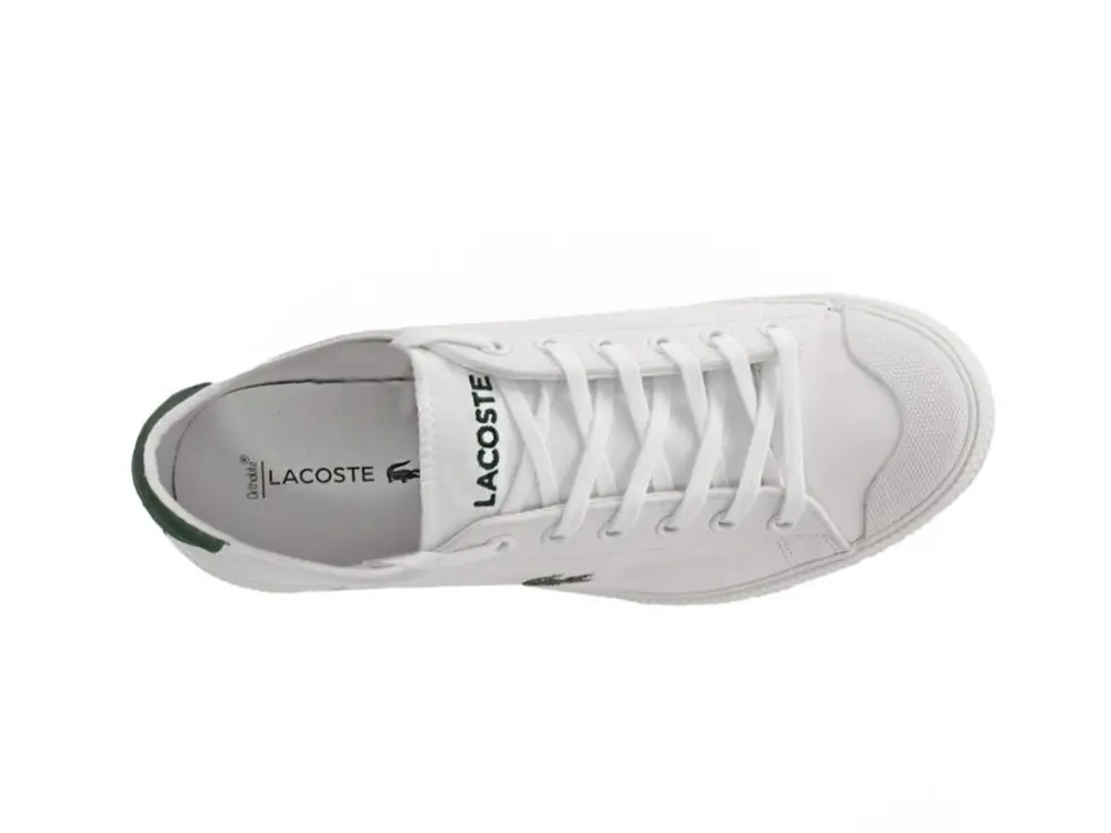 Giày Lacoste Gripshot 0120 1 CFA Leather 'White Green' - Ảnh 3