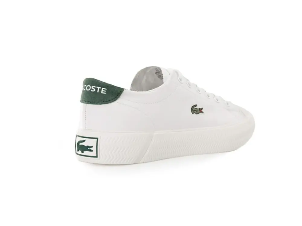 Giày Lacoste Gripshot 0120 1 CFA Leather 'White Green' - Ảnh 5
