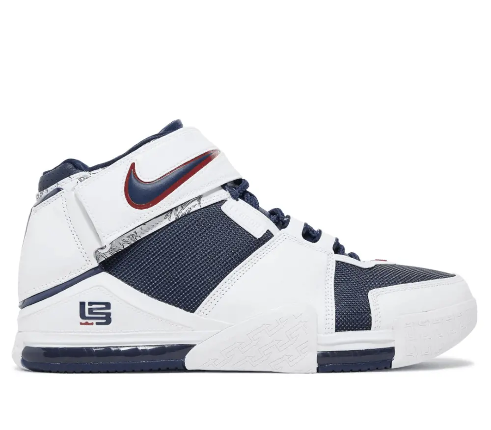 Giày Nike Zoom LeBron 2 Retro 'USA' 2022 DR0826-100