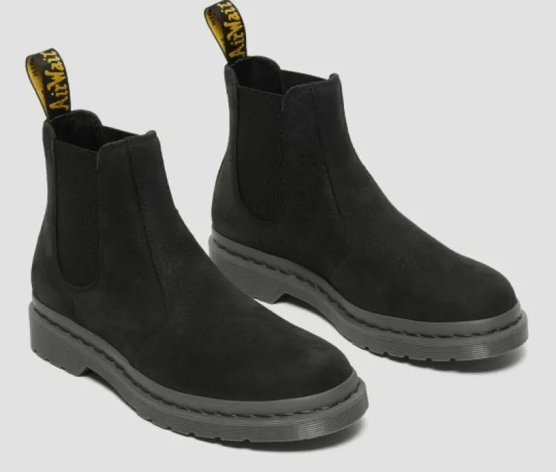 Giày Dr.Martens 2976 Nubuck 'Black' 27674001 - Ảnh 3