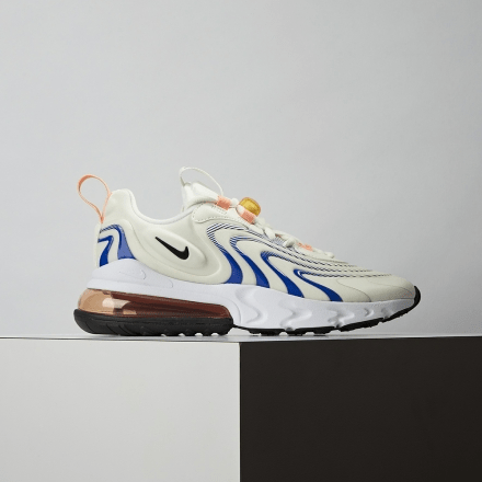Giày Nike Wmns Air Max 270 React ENG 'Sail Racer Blue' CW8605-100 - Ảnh 4