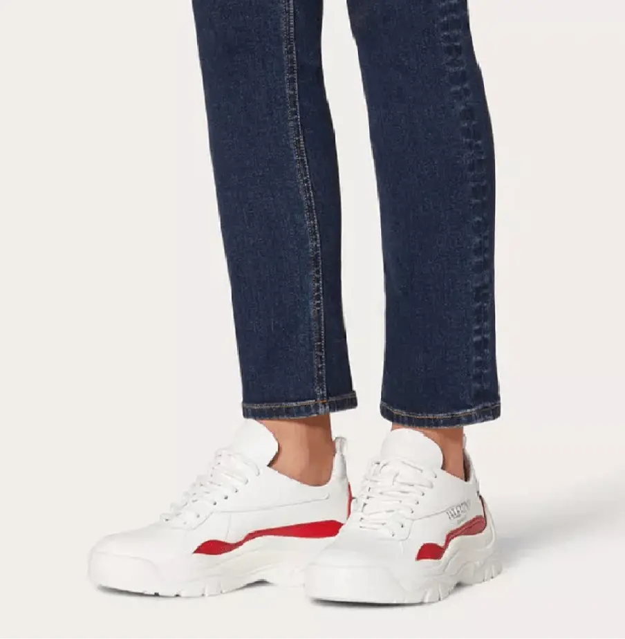 Alternative view of Giày Valentino Gumboy Sneaker in Calfskin For Woman VW2S0K55AEQDS5