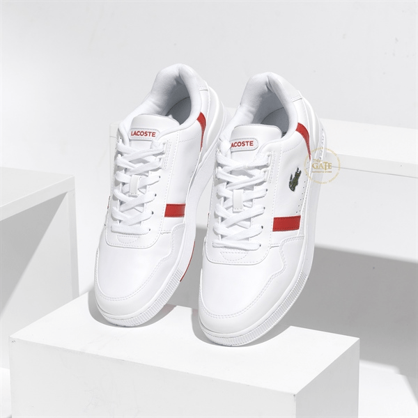 Giày Lacoste T-Clip 0721 'White Red' 7-41SMA0023286 - Ảnh 3