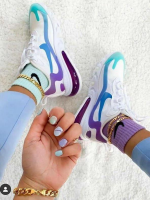 Alternative view of Giày Nike Wmns Air Max 270 React "Light Purple" AT6174-102