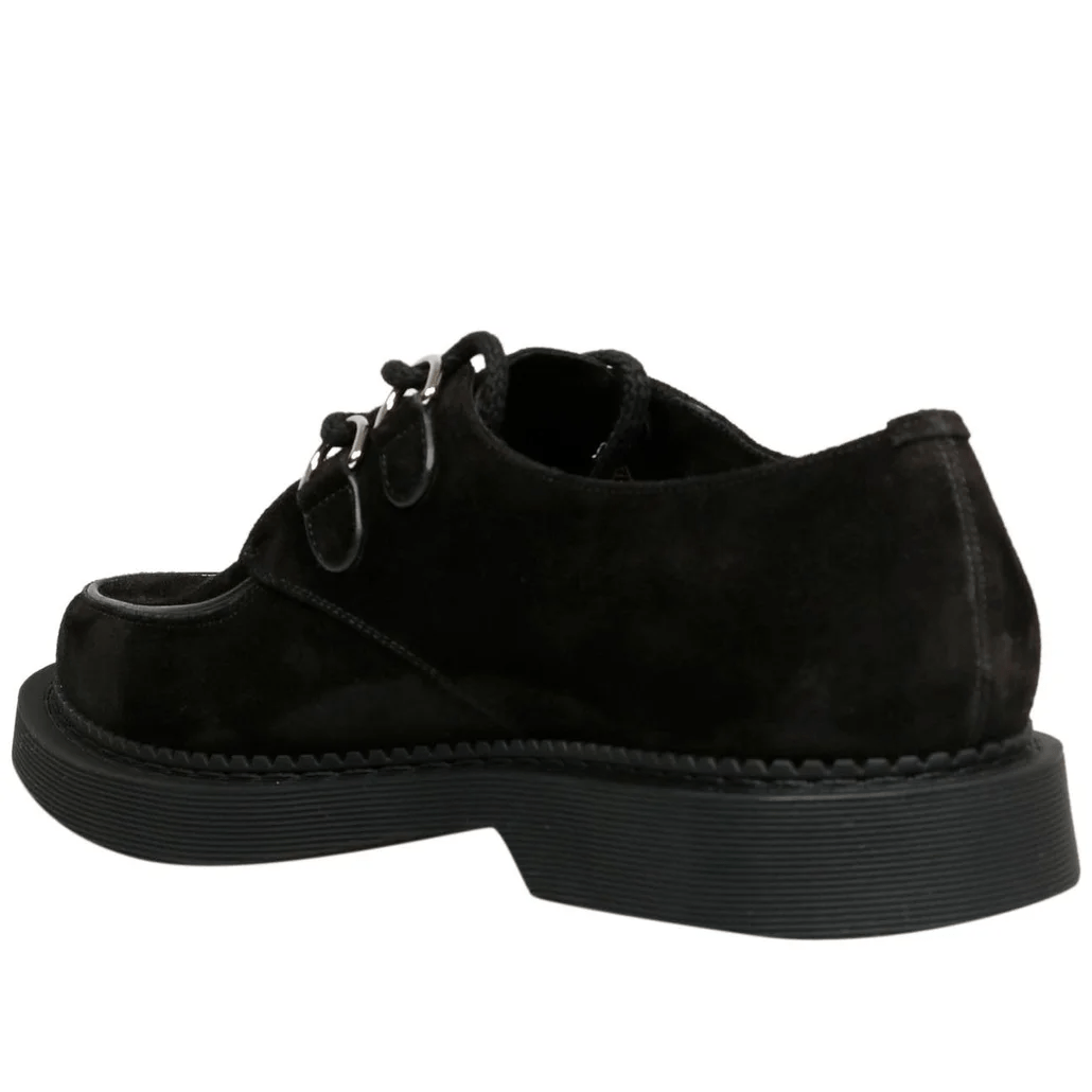 Giày Saint Laurent Malo Plain 'Black' 686356AAAGM1000 - Ảnh 4