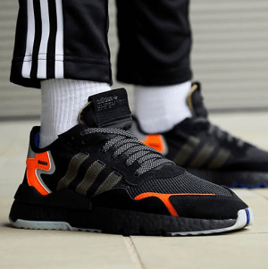 Alternative view of Giày Adidas Nite Jogger 'Black Carbon' CG7088