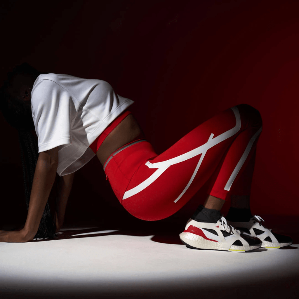 Giày Adidas Stella McCartney x Wmns UltraBoost 21 'White Black' FZ3044 - Ảnh 3